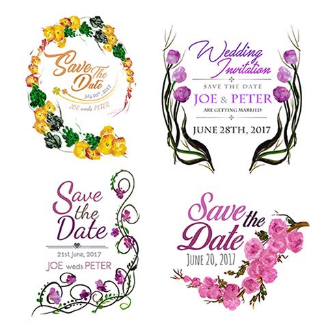 Floral Wedding Logo