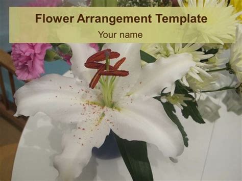 Description of Flower Arrangement Templates