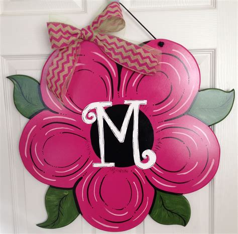 Flower landscape door hangers