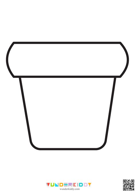 Flower pot template 7