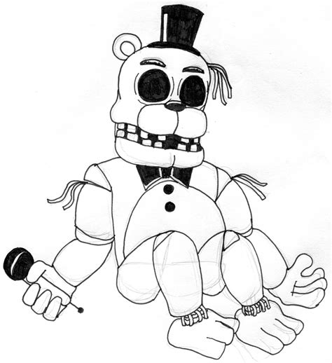 Using FNAF coloring pages for stress relief