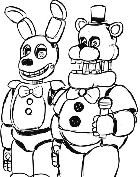 FNAF coloring pages for adults