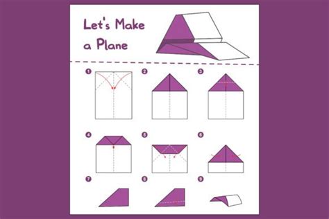 Steps to Fold a Paper Airplane