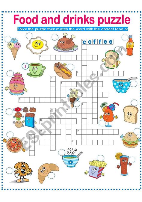 Food and Drink Puzzle