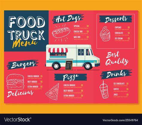 Food Truck Menu Template Tips