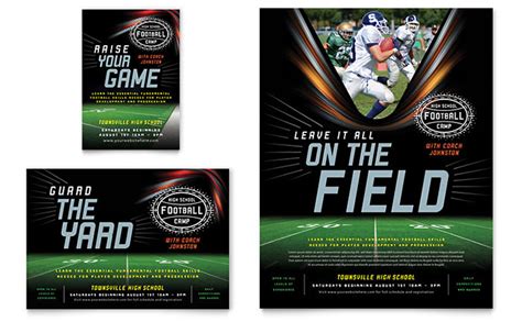 Football Ad Templates Design