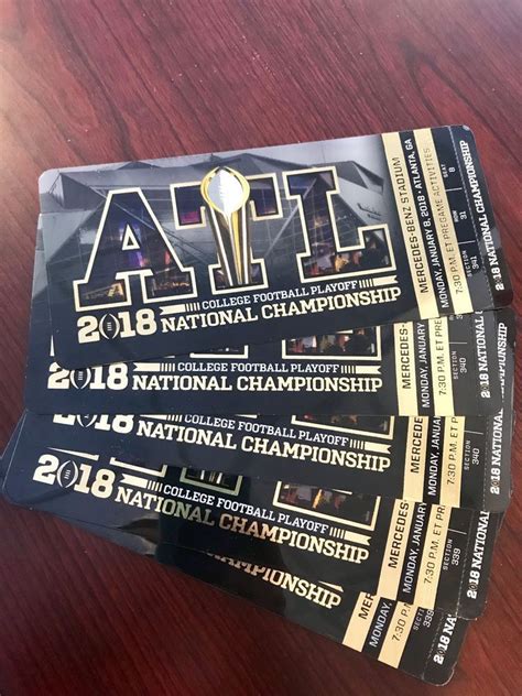 Football championship ticket templates