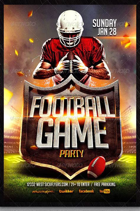 Football Flyer Template 6