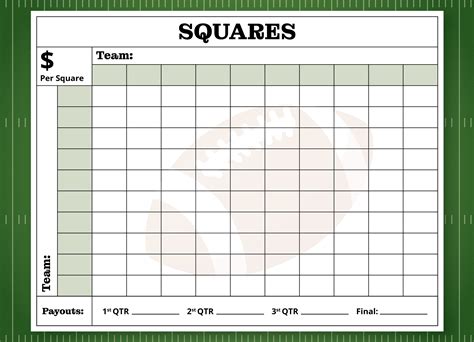 Tips and Strategies for Football Squares