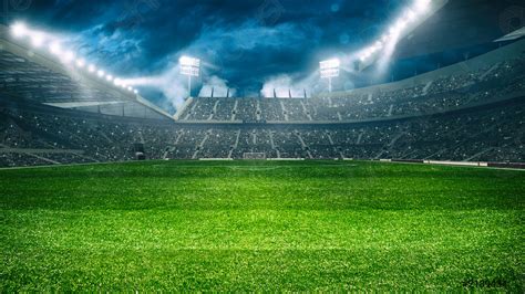 Image of Football Stadium at Night