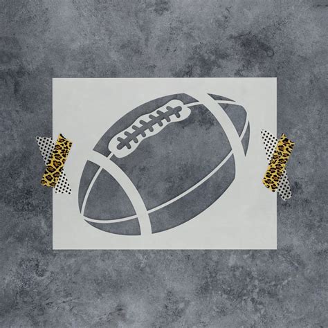 Football Stencil Printable Ideas