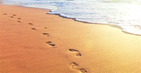 Footprints in the sand meaning