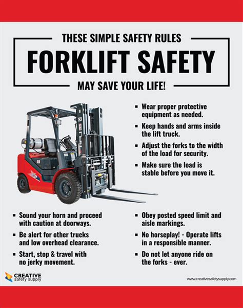 Forklift safety tips