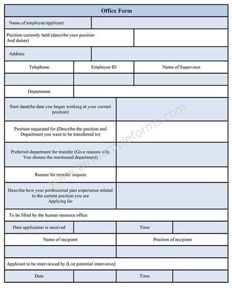 Form Template