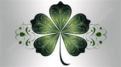 Different designs and variations of four-leaf clover coloring pages