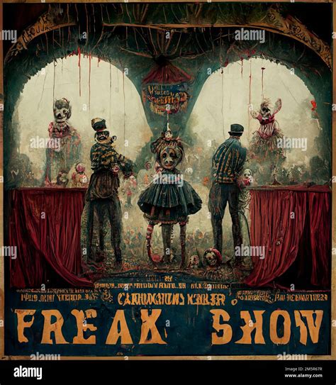 Freak show poster restoration