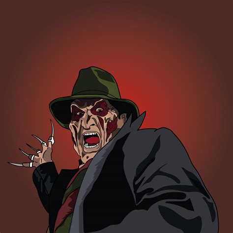 Freddy Krueger Digital Illustrations