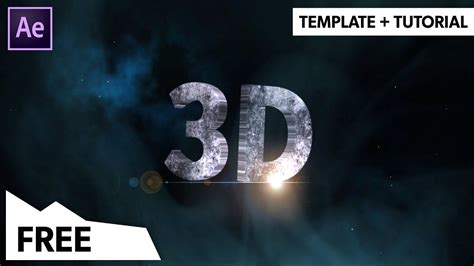 Free After Effects 3D Text Templates