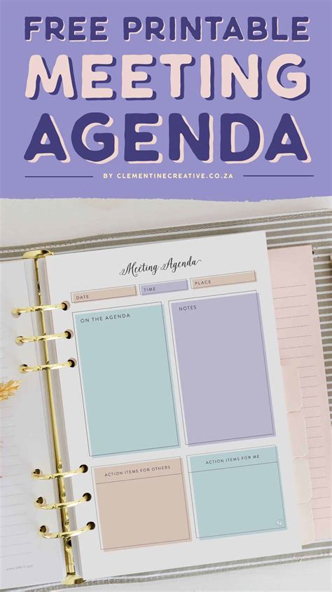 Free Agenda Templates