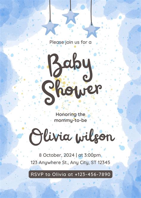 Free Baby Shower Invitation Templates