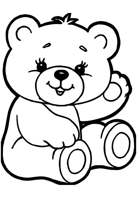 Free Bear Coloring Pages