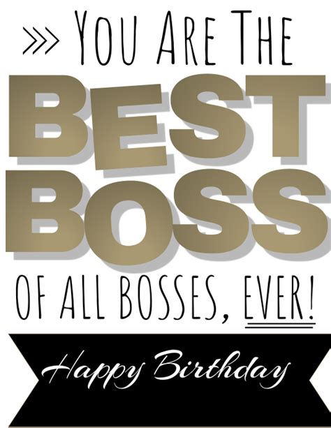 Free Boss Birthday Cards