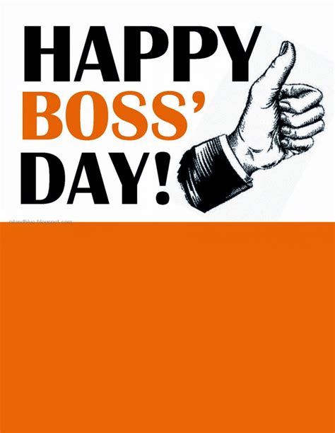 Free Boss Day cards printable