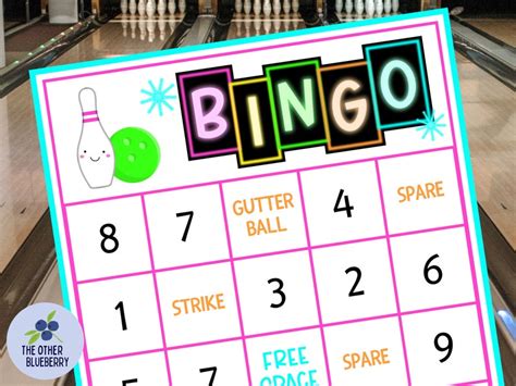 Free Bowling Bingo Templates