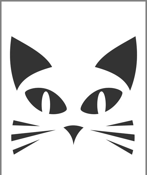 Free cat pumpkin stencils printable resources