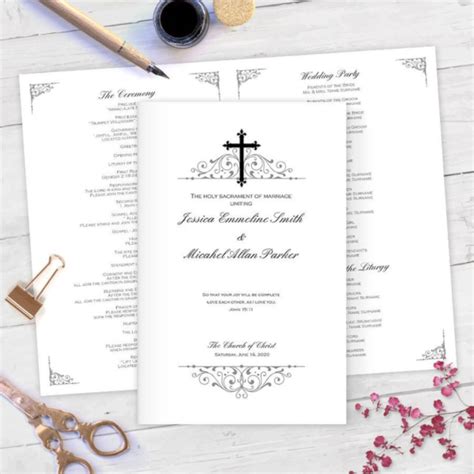 Free Catholic Wedding Templates