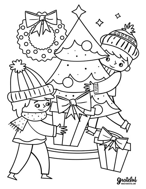 Free Christmas Coloring Pages for Kids