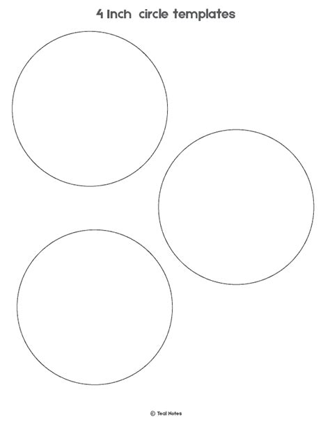 Free Circular Templates