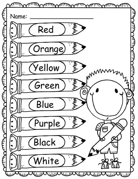 Free Color Worksheets