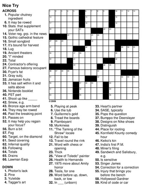 Free Crossword Benefits Image