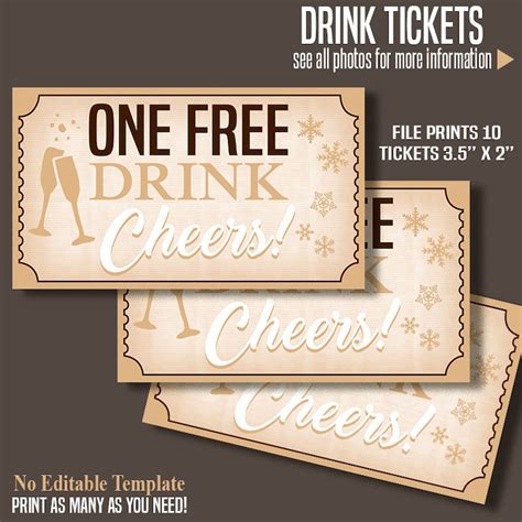 Description of Free Drink Tickets