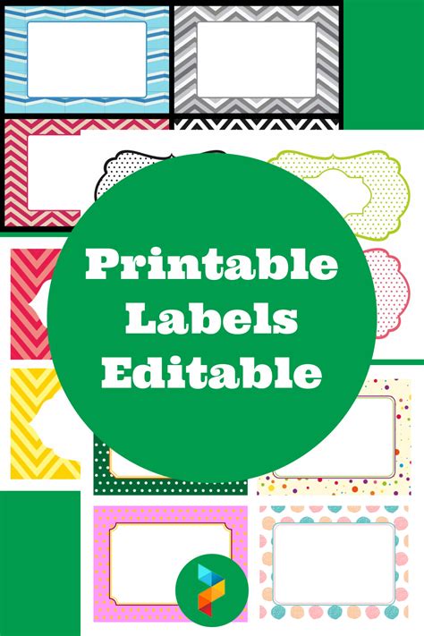 Free Editable Labels Template Download