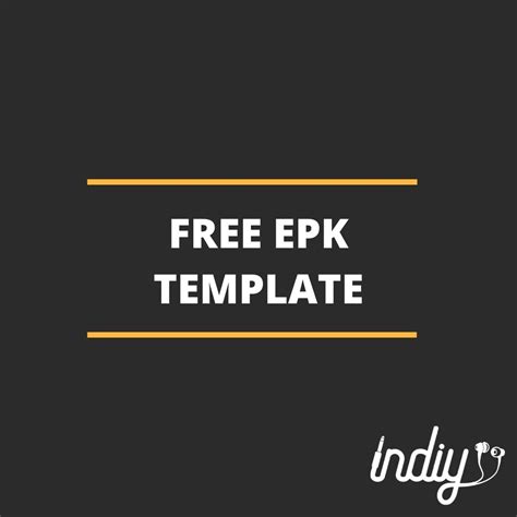 Free EPK Template