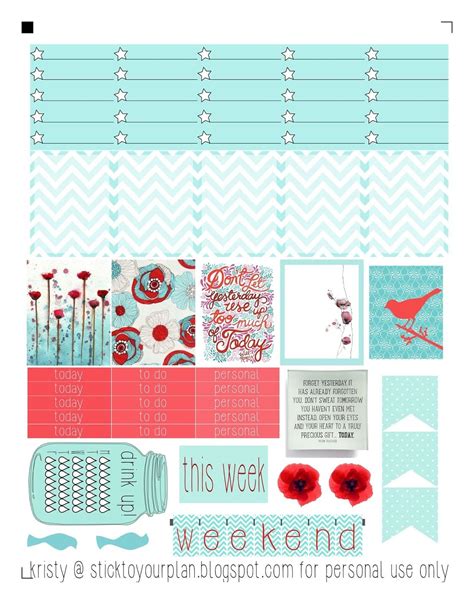 Free Erin Condren Printables