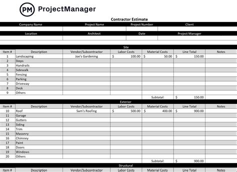 Free Excel Templates