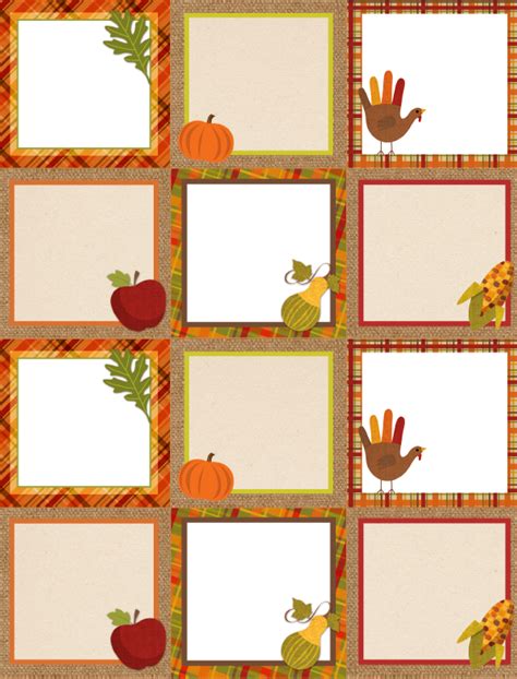 Free Fall Cubby Tags Printables Gallery 10