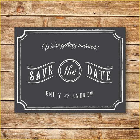 Free Fall Save The Date Template 10