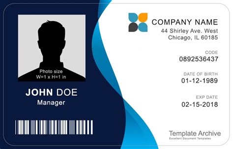 Free ID Card Template Download