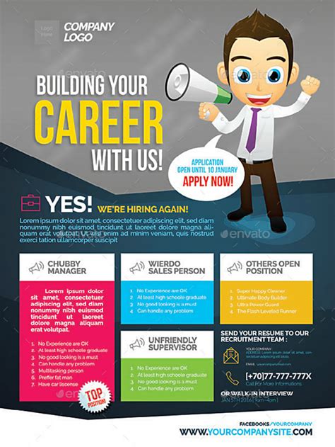 Free Job Flyer Templates