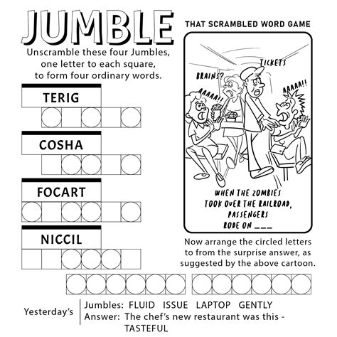 Free Jumble Puzzles