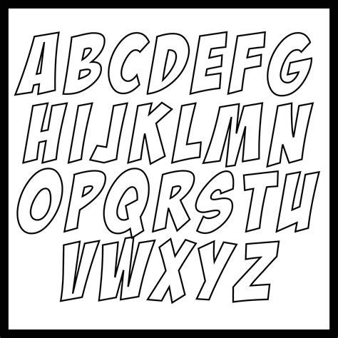 Free Large Letter Stencils for Download