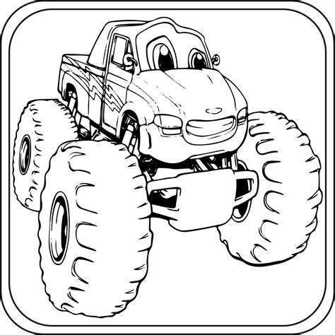 Free Monster Truck Coloring Pages Resources