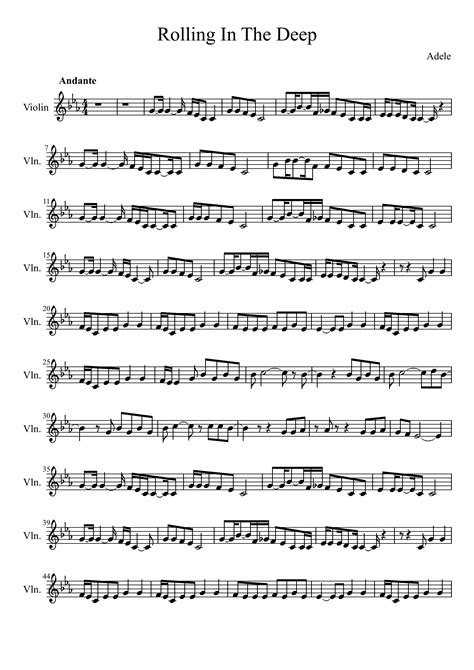 Free Music Sheets for Violin