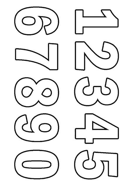 Free number stencils download