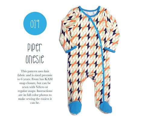 Free Onesie Pajama Pattern