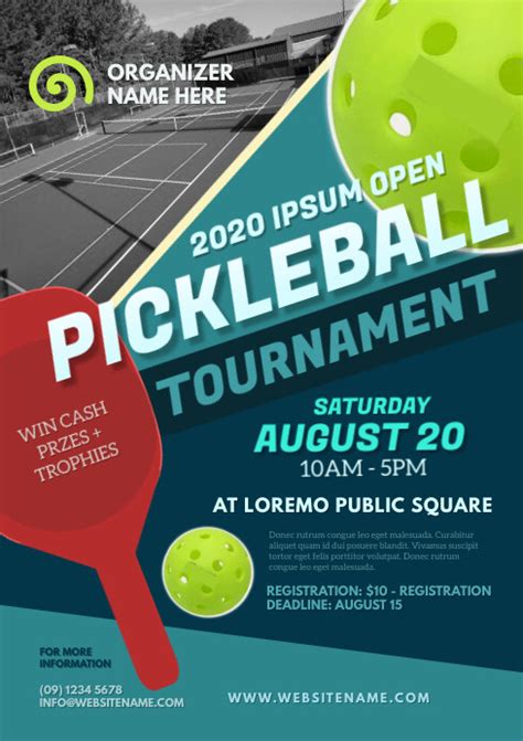 Free Pickleball Templates Image